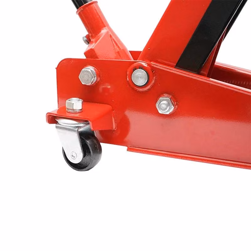 Cric idraulico a carrello Breckner Germany rosso capacità 3000kg L/P/H: 60,0 x 34,0 x 25,5 cm – 2