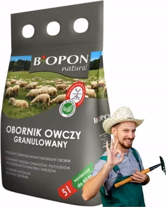 Letame ovino granulato 5L Fertilizzante ideale per terreni sterilizzati