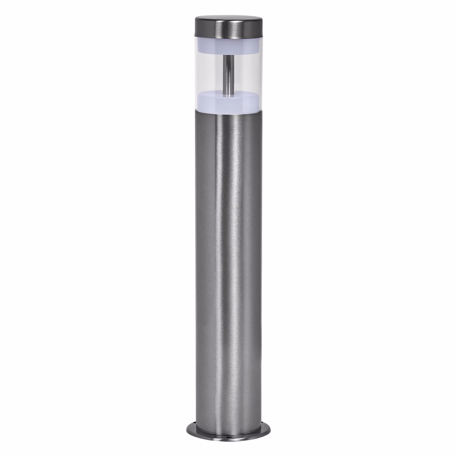 LEDVANCE ENDURA HYBRID HAGEN luce per esterni, luce ibrida, 4W, 340lm, colore della luce bianco caldo, temperatura di colore 3.000K, acciaio inossidabile, classe di protezione IP44 e IP67, funzionamento solare e a rete