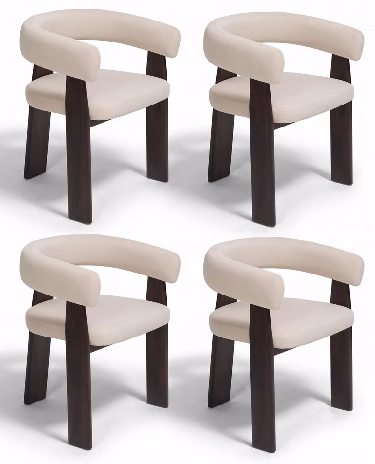Sedie: design moderno, bianco, pelle, legno, confortevoli, di alta qualità, eleganti