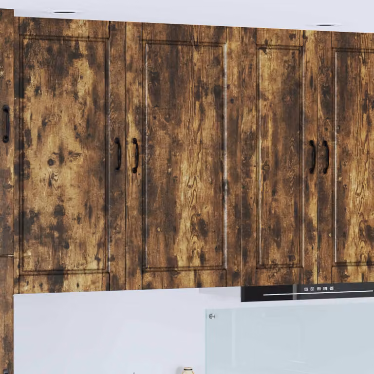 Armadietto a muro vidaXL PORTO moderno in legno marrone L: 50 cm, P: 31 cm, H: 100 cm