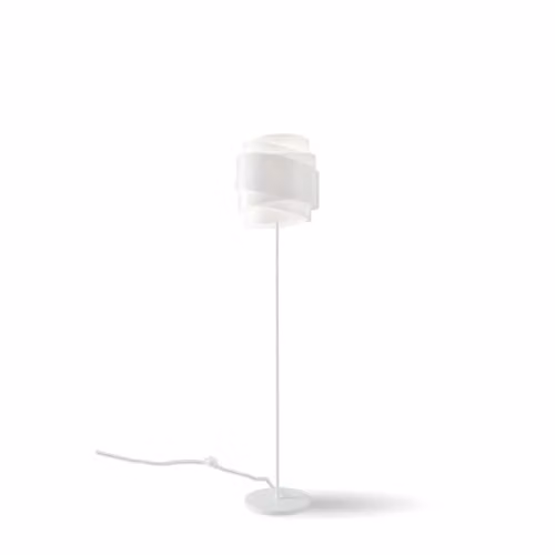Piantana Moderna Polilux ® Bianco E Metallo 1 Luce E27