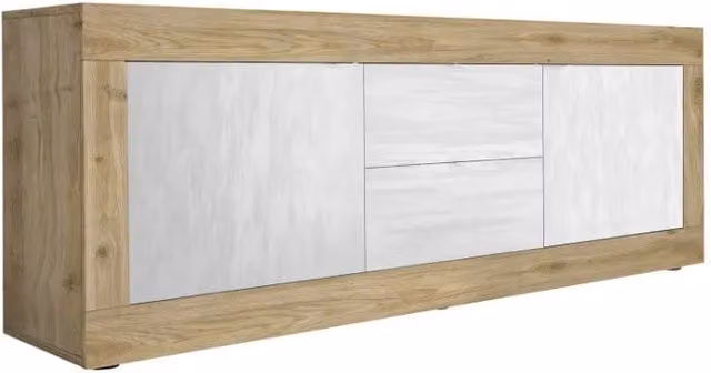 Buffet 4 porte, collezione SKY, bianco laccato, ideale per cucina/sala da pranzo design