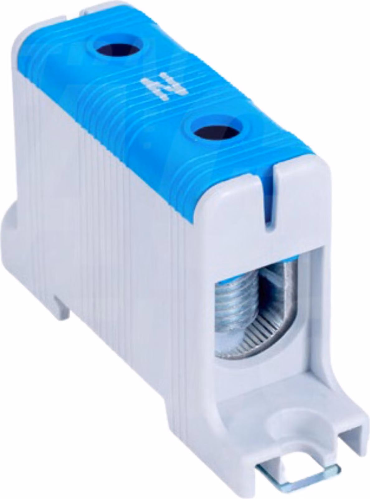 Connettore per sbarre compatte blu 1 x 95mm2 245A rame alluminio FLEAL-95/1K