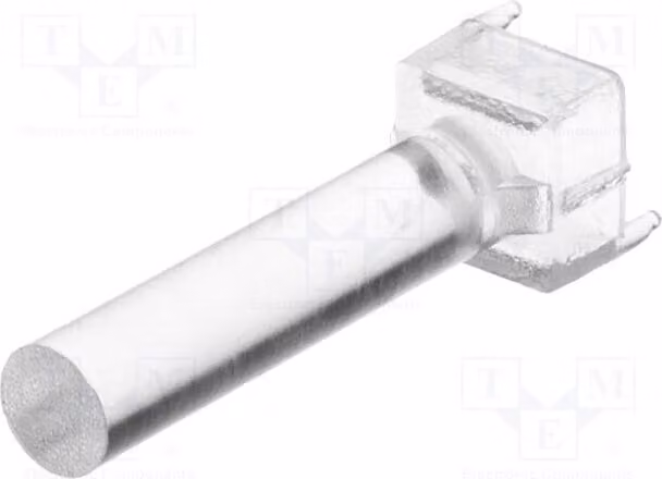 5 guide di luce per LED, diametro 3 mm, rotonde, modello VLP-650-F. Guide di luce per tecnologia LED