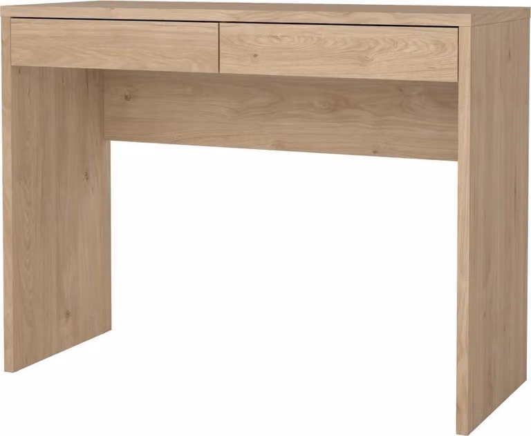 Scrivania FunctionPlus con libreria a 2 cassetti, decori in noce.