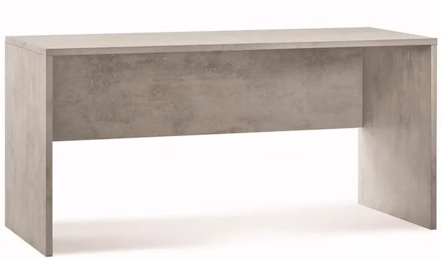 Scrivania moderna SARMOG colore grigio L: 160 cm, P: 69 cm, H: 76 cm