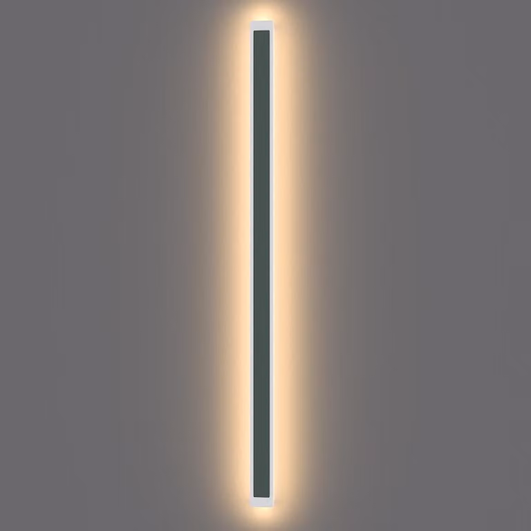 Lampada a LED da parete, 45W, 150cm, colore antracite, grado di protezione IP65, temperatura di colore 3000K, flusso luminoso 3855 lumen