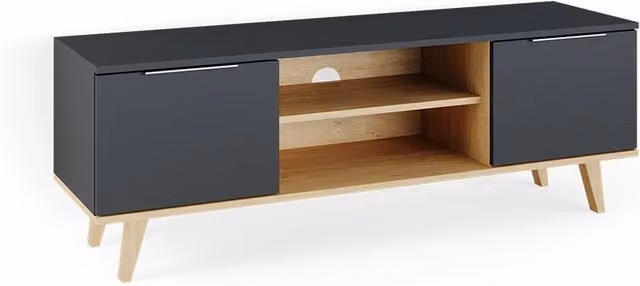 Mobile TV Nautica Vicco Antracite L: 138 cm, P: 49 cm, H: 40 cm – 1