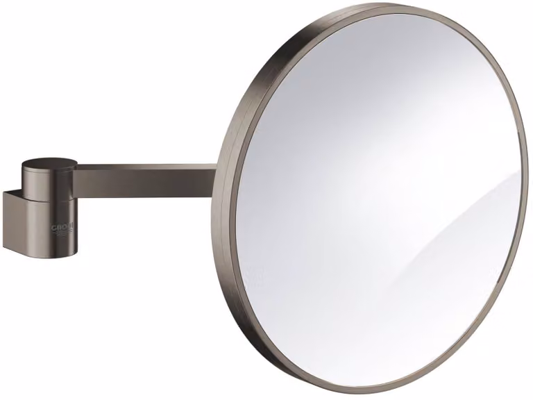 Grohe Selection - Specchio cosmetico, Grafite dura spazzolata 41077AL0
