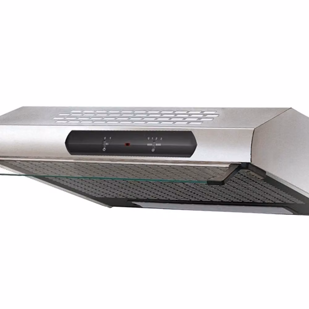 Cappa sottopensile Faber Flaminia Serie TRD7V Plus X A90 in acciaio inox e vetro color argento – 2