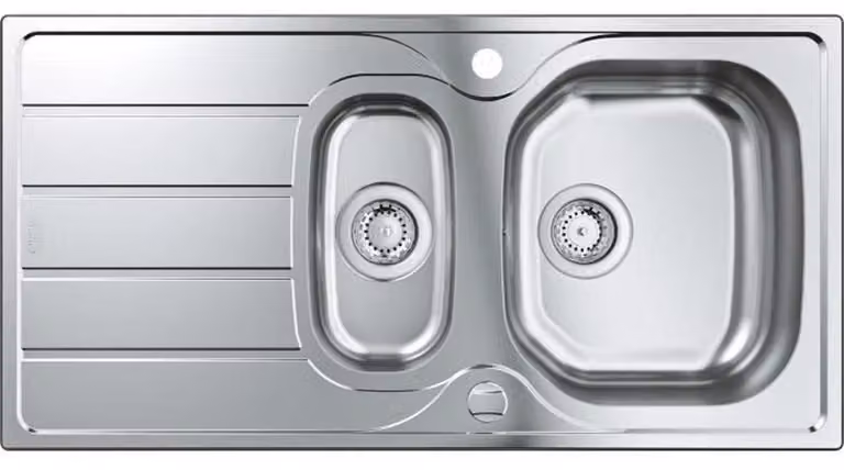 Lavello GROHE K200 in acciaio inox 500 x 965 mm 31564SD1