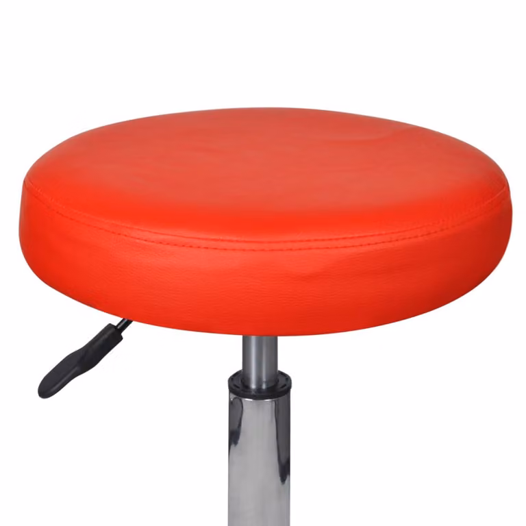 84960 Sgabello regolabile in altezza rosso