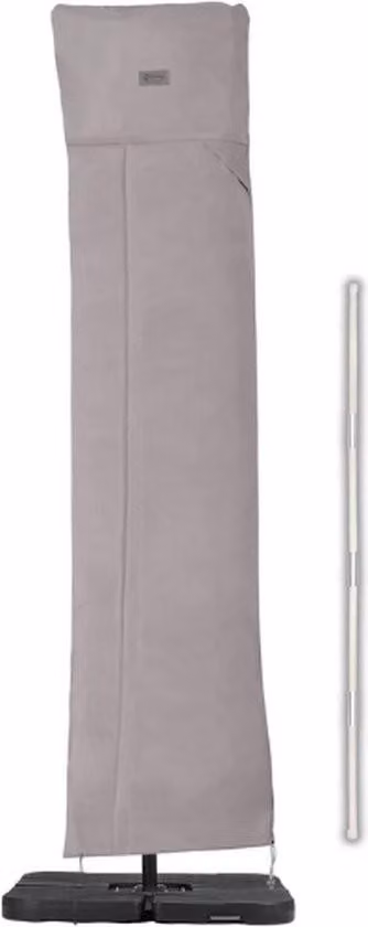 Copertura per ombrellone resistente alle intemperie – 260 x 65 cm – idrorepellente – Grigio