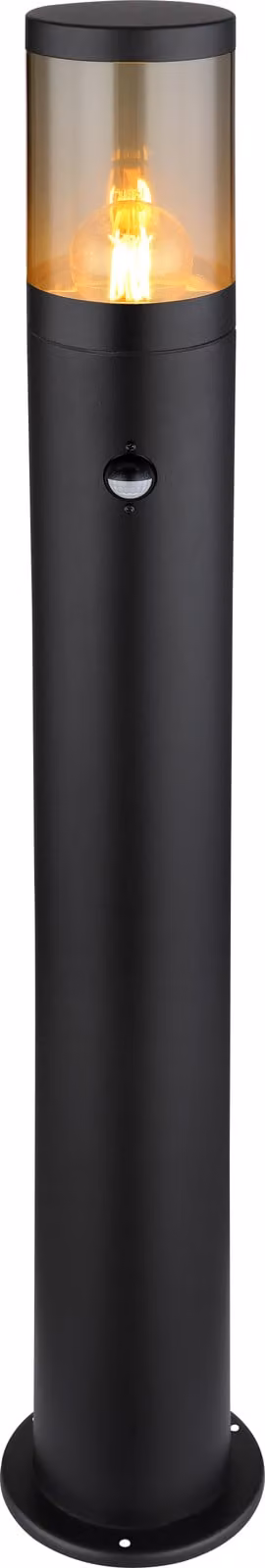 Globo Lighting luce da esterno in acciaio inox nero opaco, 1x E27
