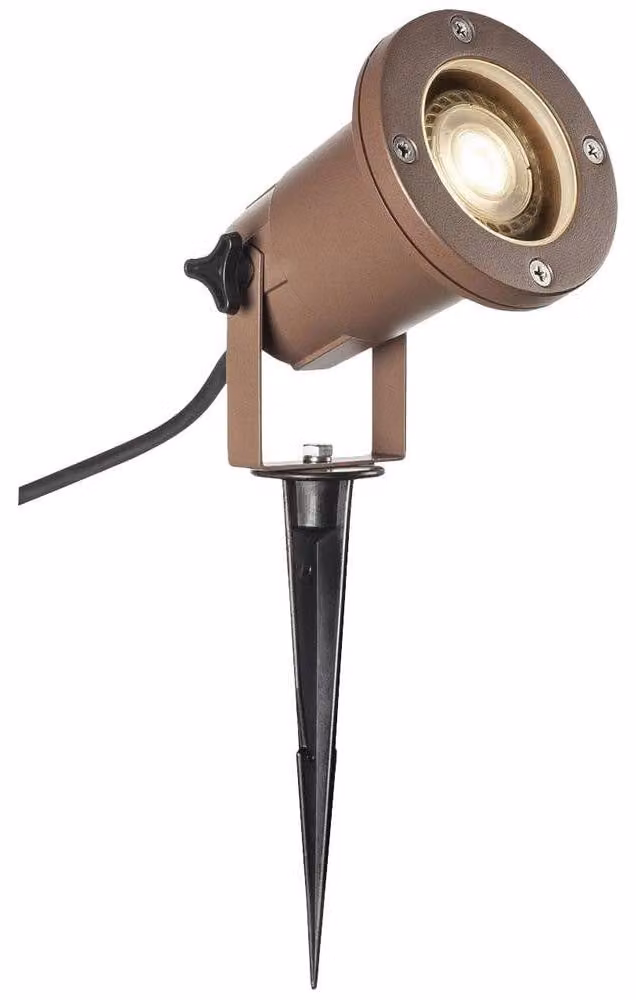 Fareto a incasso BIG NAUTILUS QPAR51, attacco GU10, grado di protezione IP65, 11W, colore ruggine