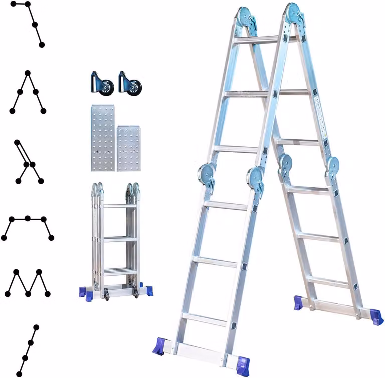 Scala a pioli Stavalance 4x3, ideale per ambienti freddi
