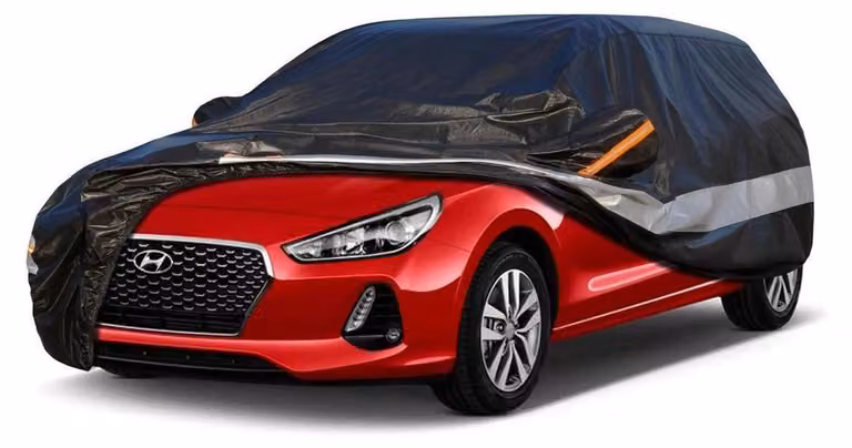 Copertura per auto, 10 strati, impermeabile e traspirante, per Hyundai/Genesis i30 (2007-2023), colore nero