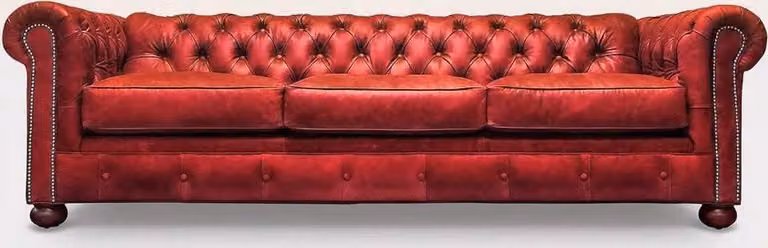 Chesterfield Sofagarnitur Sofa Couch Polster 3 2 1 Sitzer Leder Sofas