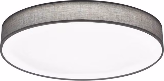 Plafoniera da Interno a LED in Tessuto Grigio