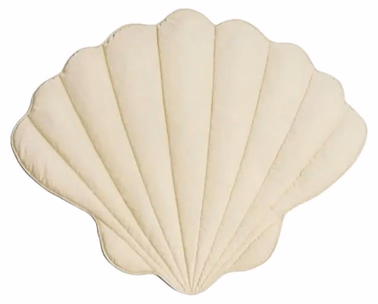 Cuccia per cani, cuscino reversibile, antiscivolo, color crema