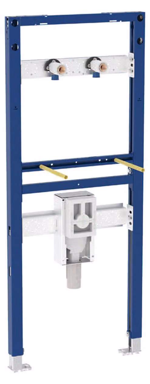 Geberit Duofix, élément pour lavabos, 130cm, batterie murale apparente, avec siphon encastré, 111.477.00.2, 111.477.00.2