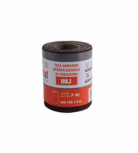Tela Smeriglio Resinata Rt 120 M 5 Gr  80 Imperial