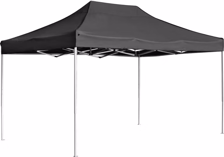 Maison Exclusive - Tenda da festa professionale, pieghevole, in alluminio, 4,5x3 metri, colore antracite