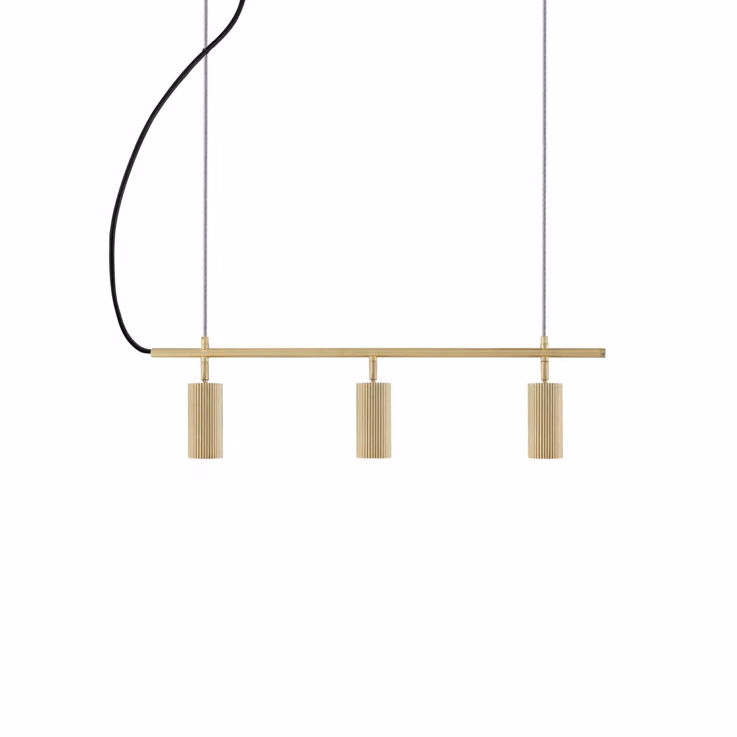 Globen Lighting Lampada a sospensione Hubble 3, dimmerabile, Ottone / Oro, Soggiorno / Sala da pranzo, Metallo, Scandinavo, Lampada a sospensione