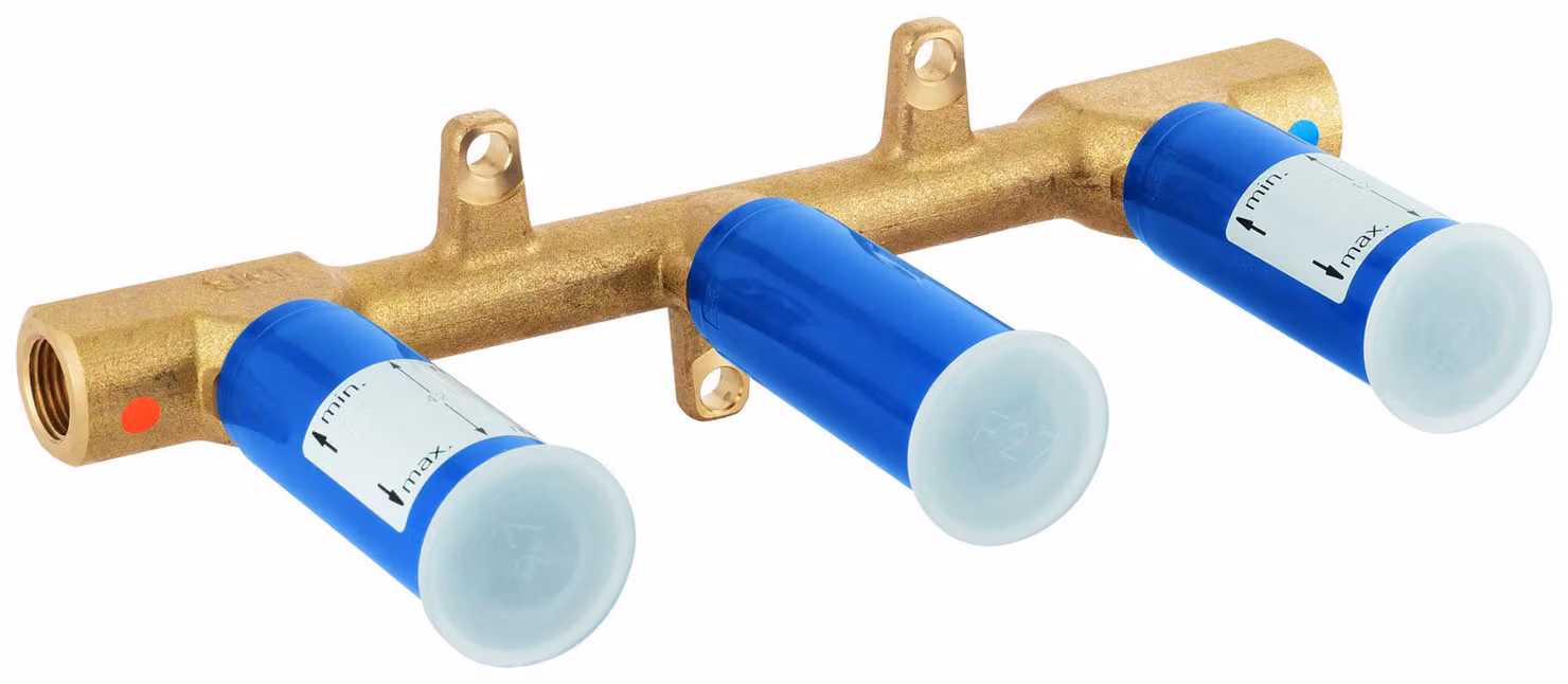 Grohe corps d'encastrement à deux mains, pour robinetterie de lavabo 3 trous, 29025002, 29025002