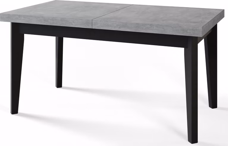 Tavolo da pranzo 140 cm / 180 cm, Tavolo allungabile, Tavolo da cucina, Tavolo da pranzo, Tavolo da soggiorno, Tavolo da camera, Tavolo moderno, Tavolo da soppalco, Gambe nere, Scandinavo, 140x80, Helles atelier