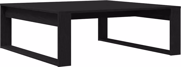 Tavolino da salotto Rovere Nero 100 x 100 x 35 cm