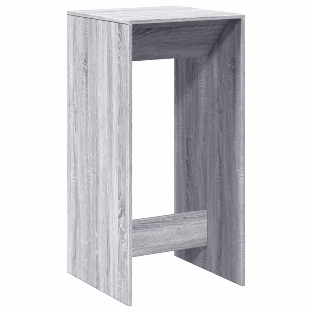 Tavolo da Bar Grigio Sonoma 51x50x103,5 cm in Legno Multistrato
