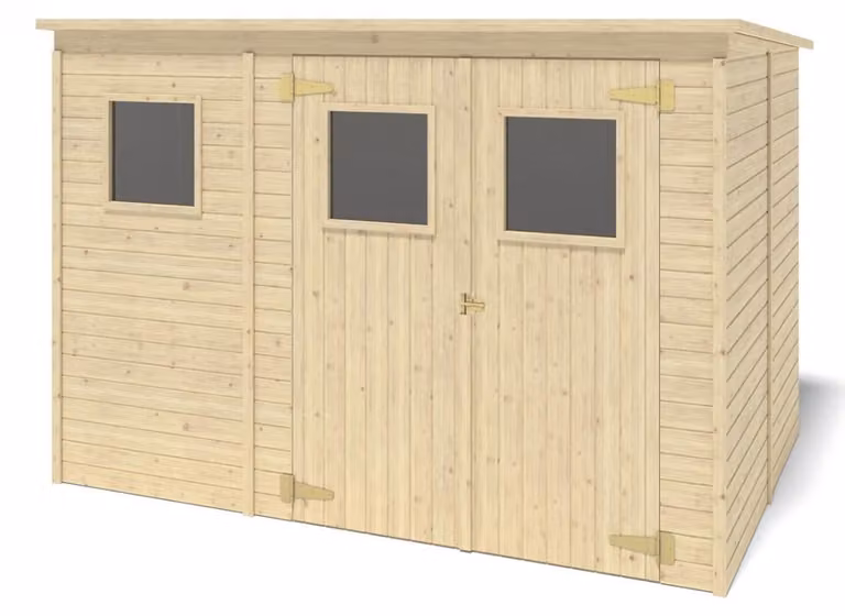 Casetta da giardino in legno 4.86 m2 - 2.7x1.8 m - 12.5 mm