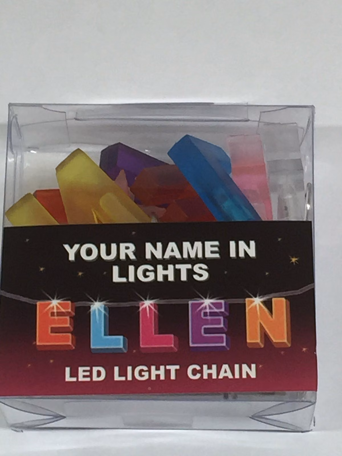 Catena luminosa con il nome "Ellen", 20 LED, alimentata a batteria, 16 cm