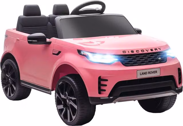 Macchina Elettrica per Bambini Land Rover Discovery 12V con Telecomando Rosa
