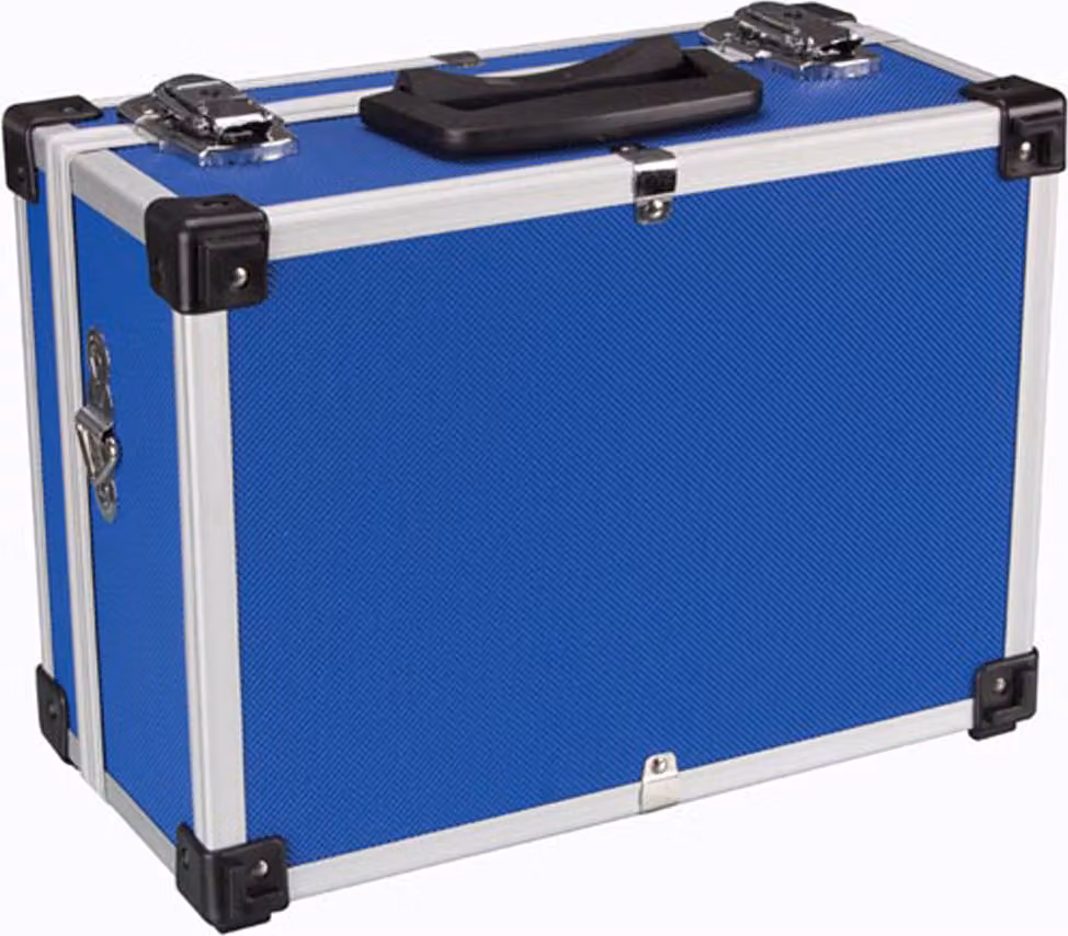 Valigia portautensili in alluminio - 320 X 230 X 155 Mm - 11,4 L - Blu