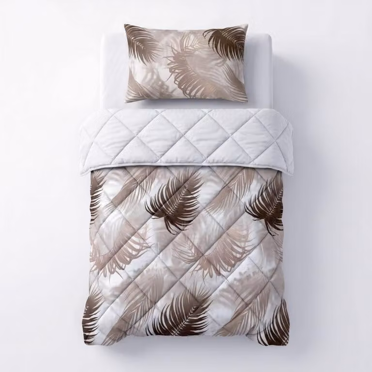 Sleeptime, coperta per letto "Lazy", colore Jayda, 140 x 200 cm, con federa inclusa