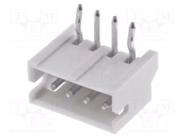 5 connettori a montaggio traversa (THT), 1,5 mm, 50V, maschio, per montaggio su circuito stampato, con piedino: 4, 1A, serie S4B-ZR, marca Signteck