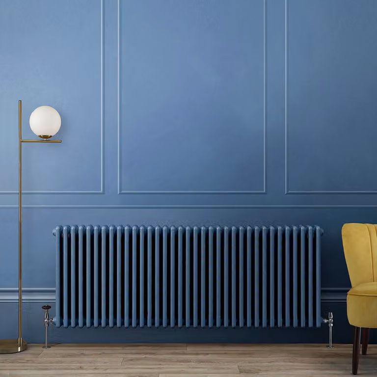 Radiatore Orizzontale a Colonne (3 Colonne) 600mm x 1595mm - Blu (Deep Sea Blu) - Regent