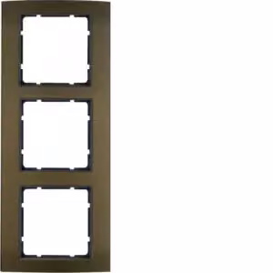 Berker 10133001 Cornice in alluminio, marrone/antracite Berker B.3