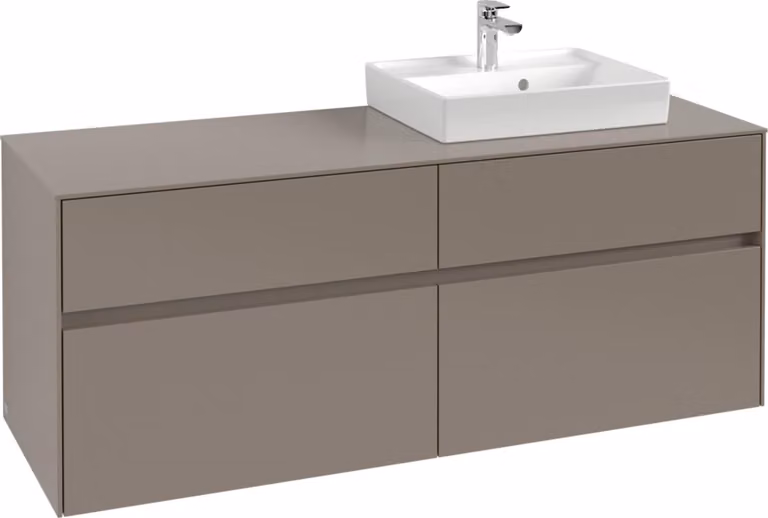 Mobiletto V&B Collaro 140x54,8x50cm, WT r, LED 10W, Mar bl.