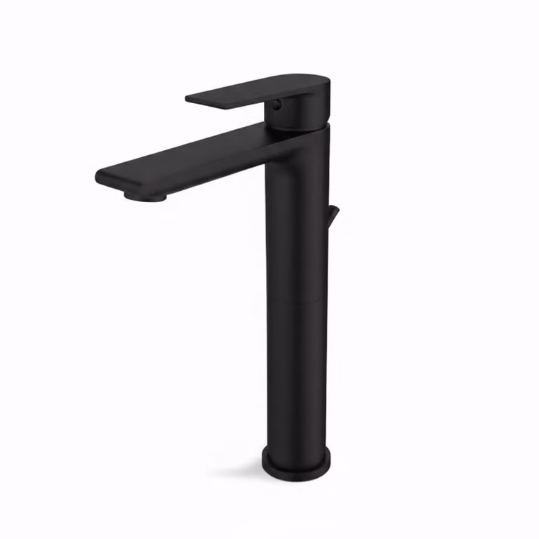 Miscelatore lavabo alto con scarico Vema TIMEA V16020 - Nero Opaco