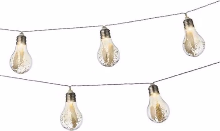 Ghirlanda luminosa a LED Lumineo a forma di fiore, luce bianca calda, per interni, 180 cm, a batteria