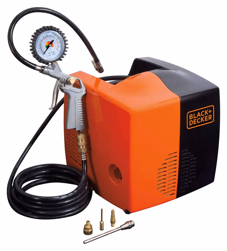 Compressore Oil-Free Di Black&Decker. 1,5 Ps/8 Bar + Accessori