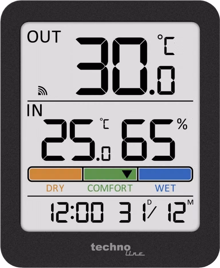Stazione meteorologica Technoline WS 9488 con termometro, igrometro e sensore esterno