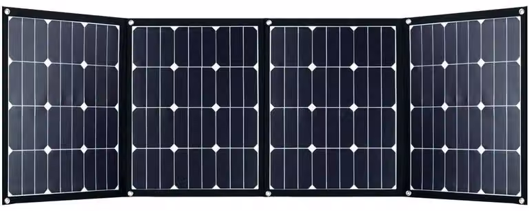 Pannello solare pieghevole da 180W, con celle Sunpower, senza regolatore di carica, ideale per il campeggio