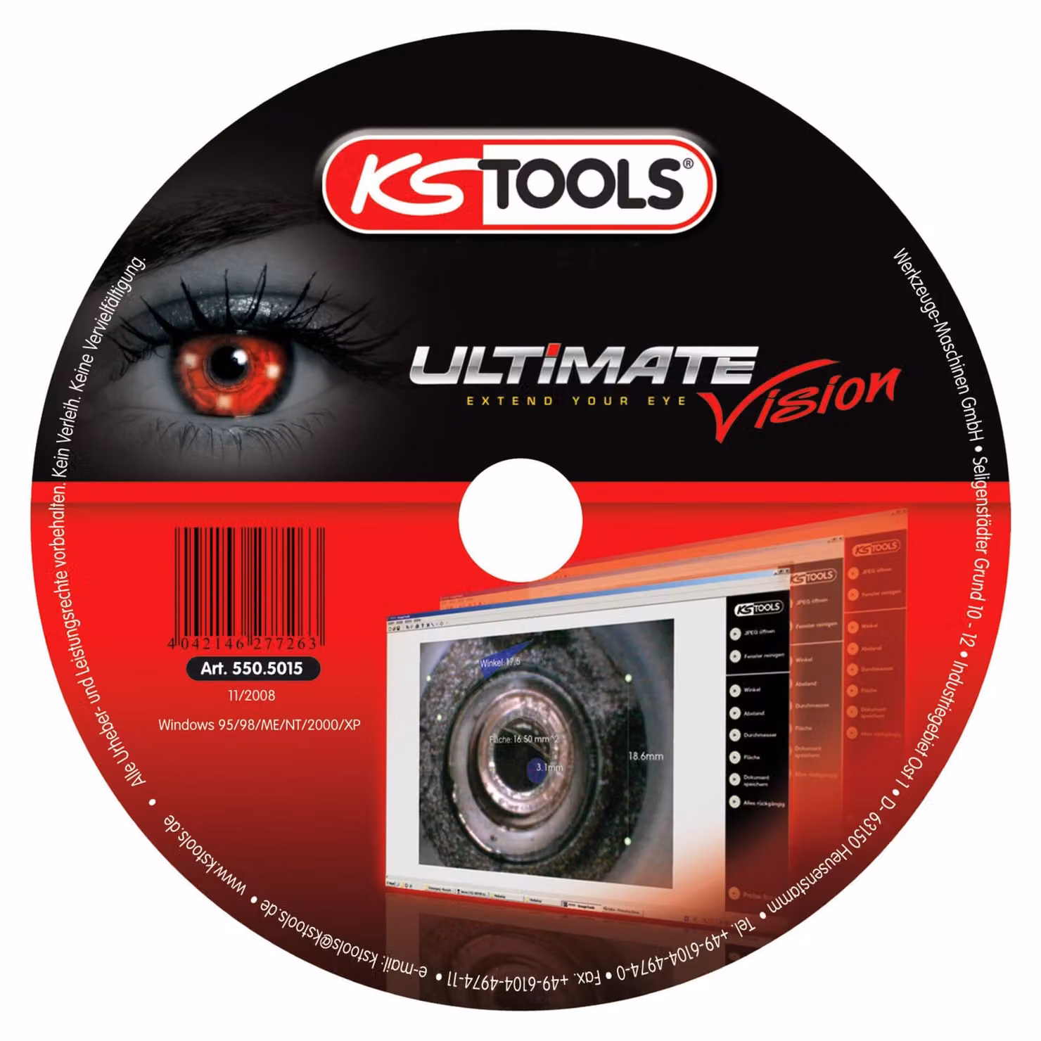 KS TOOLS Software di rilievo per la documentazione tecnica - 550.5015