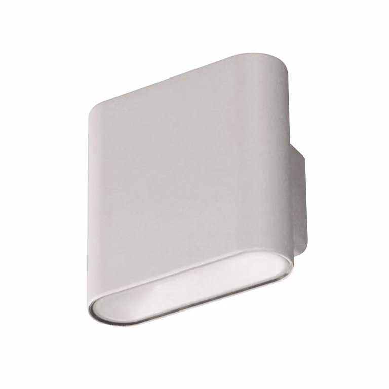 FH Lighting Lampada da parete ricaricabile a LED Magnetics, argento, su & giù, Magnetic, dimmerabile, Alluminio / Grigio / Zincato, Soggiorno / Sala da pranzo, Metallo, Moderno