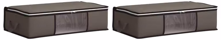 Scatola di stoccaggio con finestra laterale trasparente 2 pcs